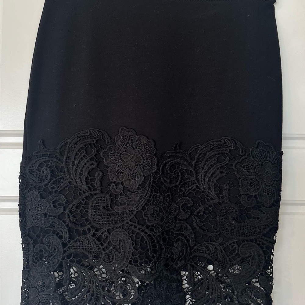 Elegant Black Lace Skirt
